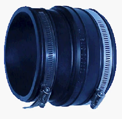 Fernco Schedule 40 6 . Hub X 4 . D Hub PVC Flexible Coupling 1 pk - Open Box