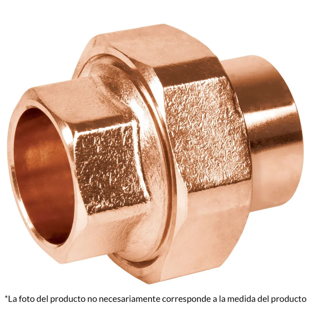 Tuerca Unión De Cobre FERRETERÍA WITZI