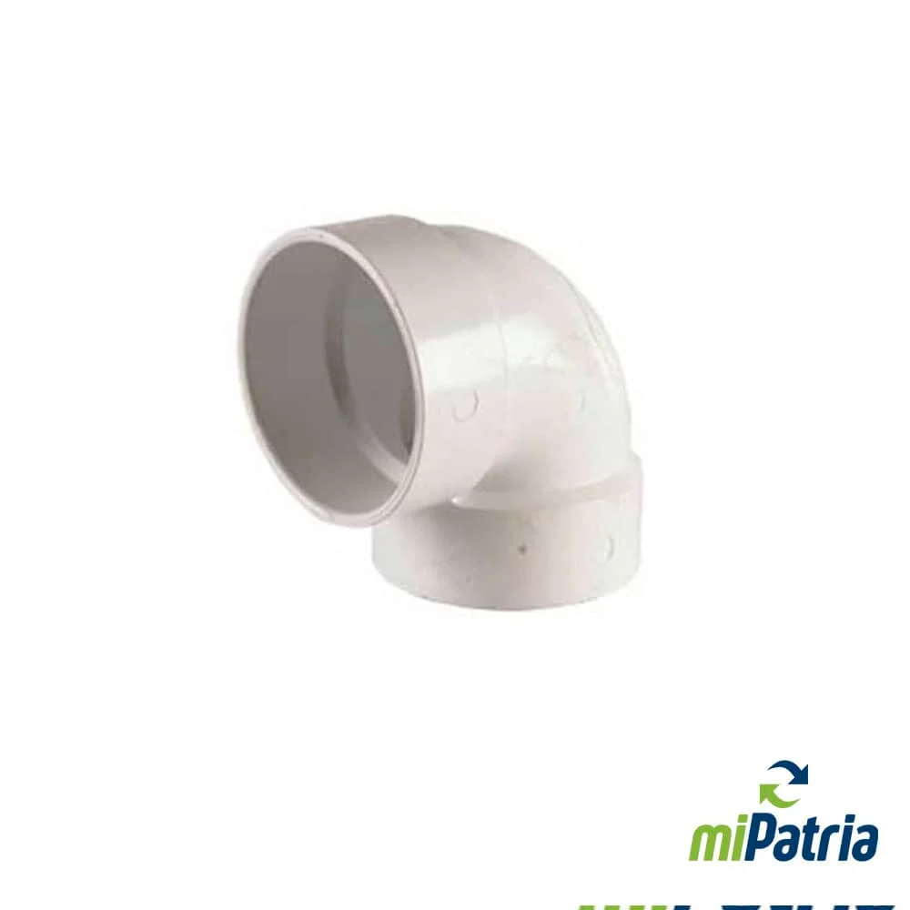 Codo PVC 3"x90 drenaje Ferretería y Maderas Rodríguez