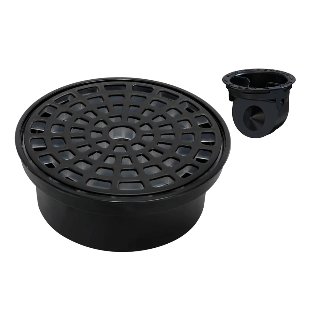 Coladera Tubo Directo Negra c/ Check Fleximatic 2264N