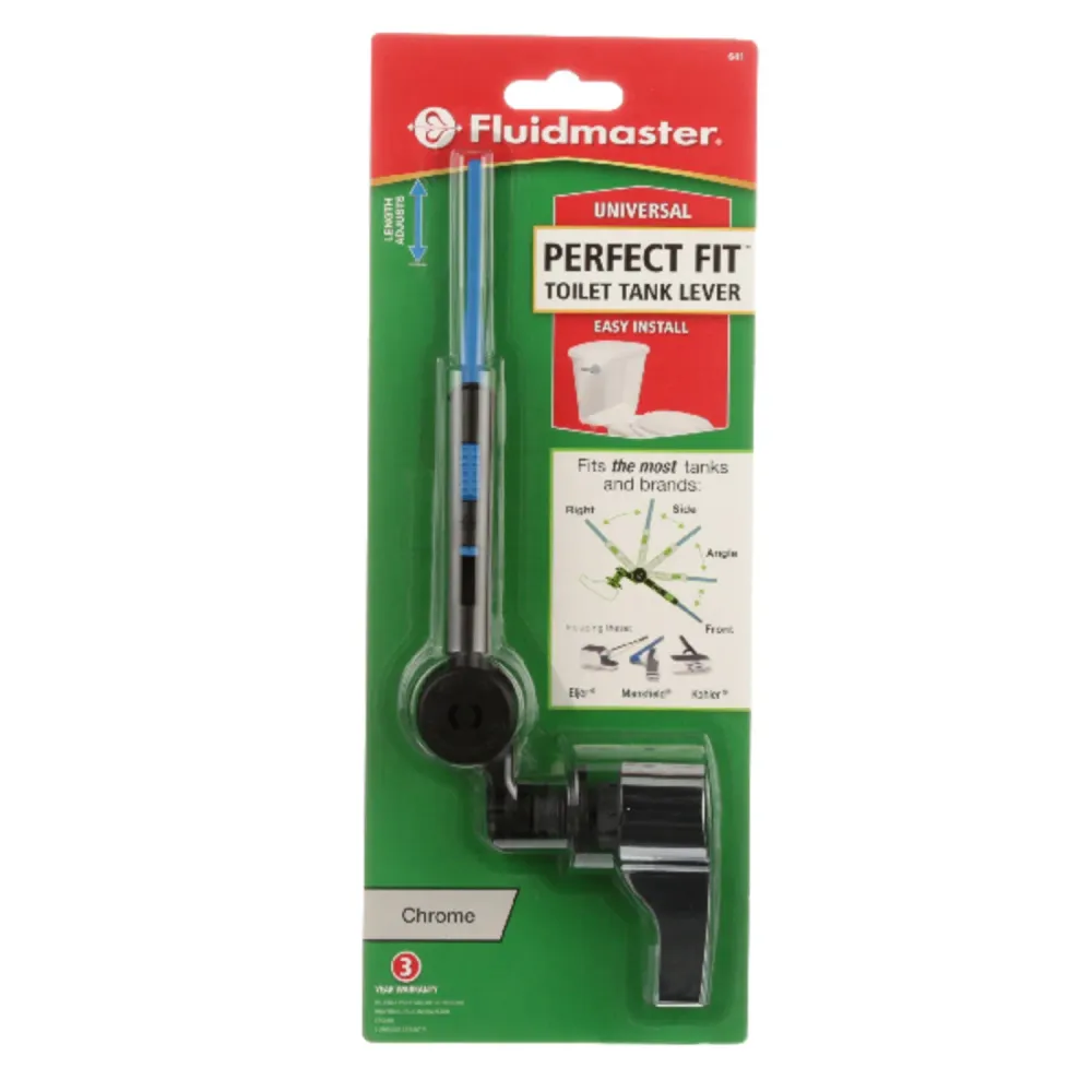Fluidmaster Perfect Fit - Plástico cromado para uso universal (paquete de 10)