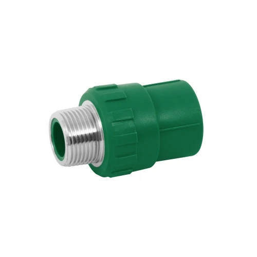 Adaptador PPR 3/4' macho con inserto metálico, Foset 49880 CV-612