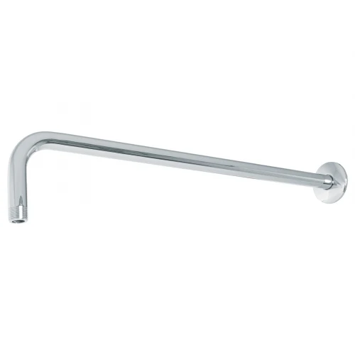 Brazo recto 50 cm con chapetón para regadera, cromo, Foset 47752 BCH-650