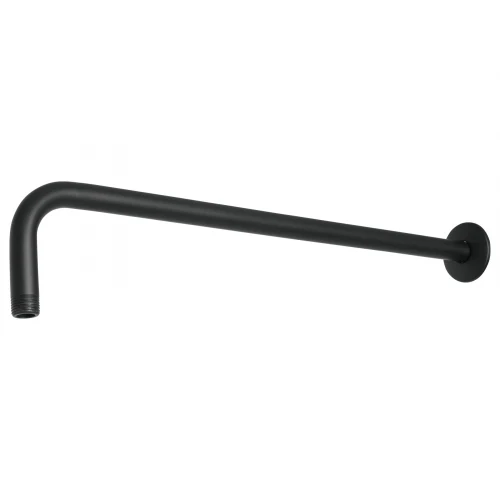 Brazo recto 50 cm con chapetón para regadera, negro mate 47754 BCH-650M Foset