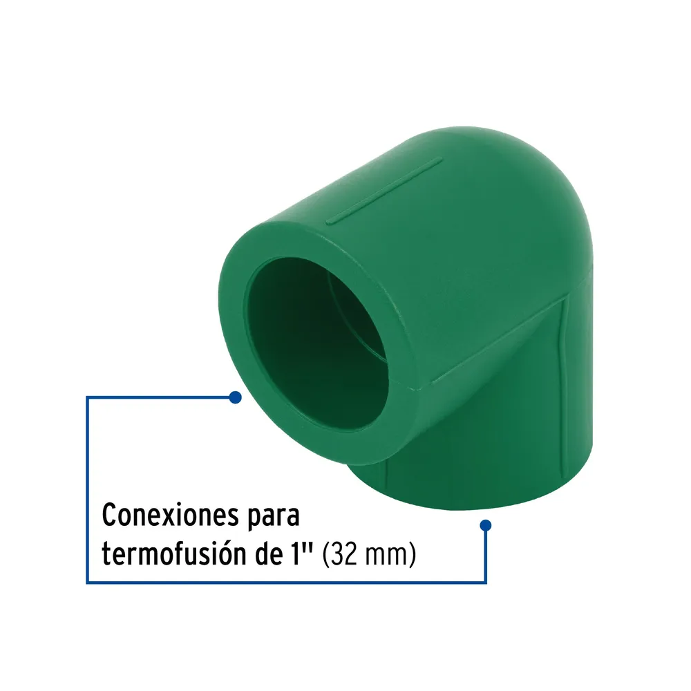 Codo 90∞ PPR, 1", Foset