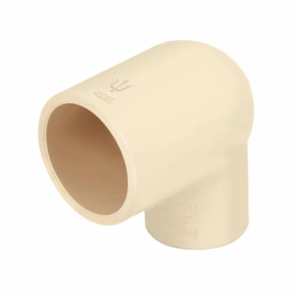 Codo reducción 90 de cpvc de 3/4" x 1/2", foset CPVC-521
