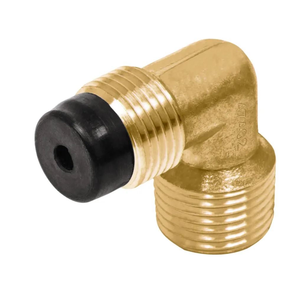 Codo terminal 90∞ de latón 1/2 x 1/2", Foset