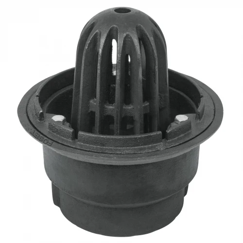 Coladera de hierro de cúpula para azotea, Foset 45303 CO-44