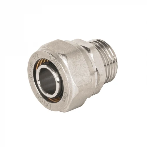 Conector para PEALPE, 1/2', con rosca macho, Foset 45936 PPG-12NM