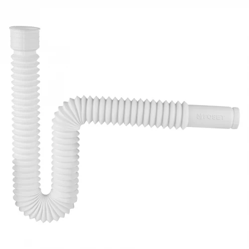 Céspol flexible, polietileno blanco, para lavabo y fregadero 49509 CE-232 Foset