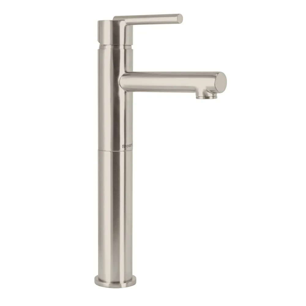 ELM-46N Monomando alto para lavabo, satin, Element Foset