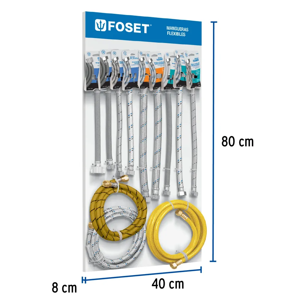EXHIBIDOR DE MANGERAS, FOSET EX-MAN-FOS2