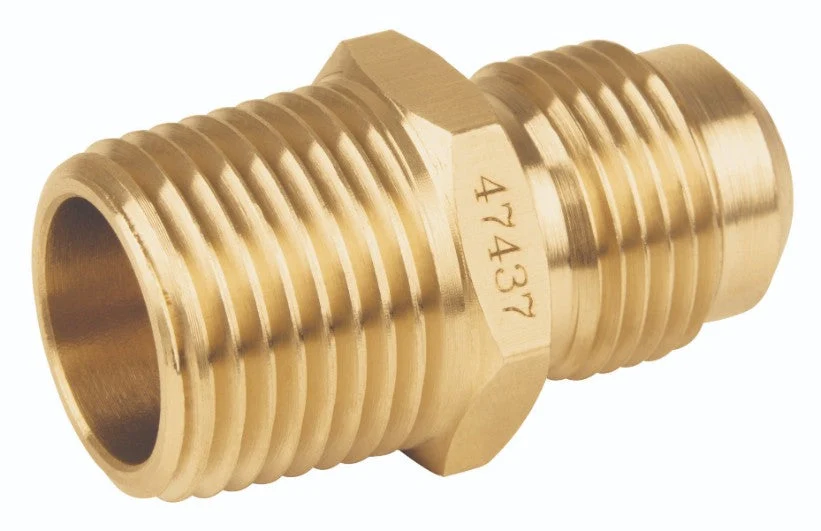 Foset CLG-415 Niple terminal de latón, 1/2' X 1/2'