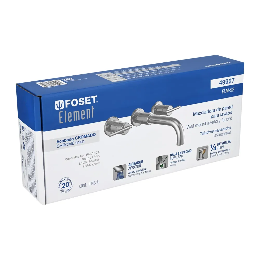 Foset ELM-92 Mezcladora de 8', la pared, Element