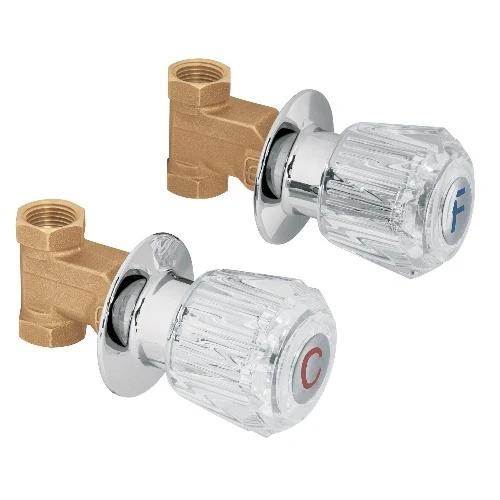 Juego Valvula Ducha Acrilica 1/2 (49252) Foset