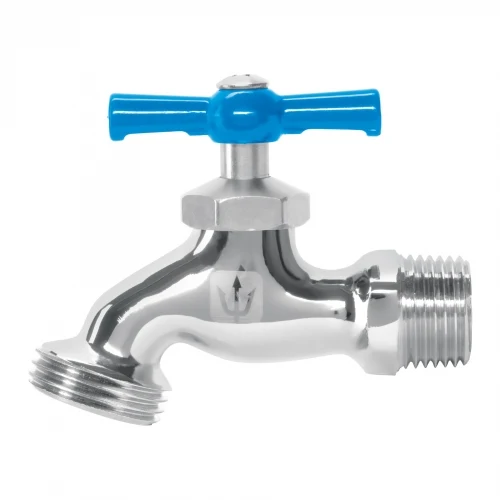 Llave para manguera, de latón cromado, 130 g, 1/2', Foset 49084 LLJ-130C