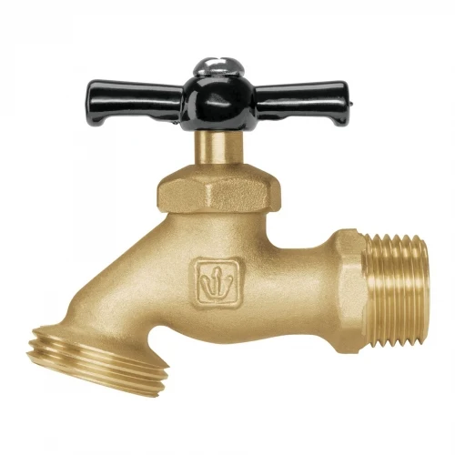 Llave p/manguera, latón 100 g, entrada 1/2', granel, Basic 49074 LLJ-100 Foset
