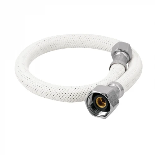 Manguera lavabo/fregadero, vinilo blanco, 1/2' x 3/8',40 cm 45491 FLA-40VL Foset