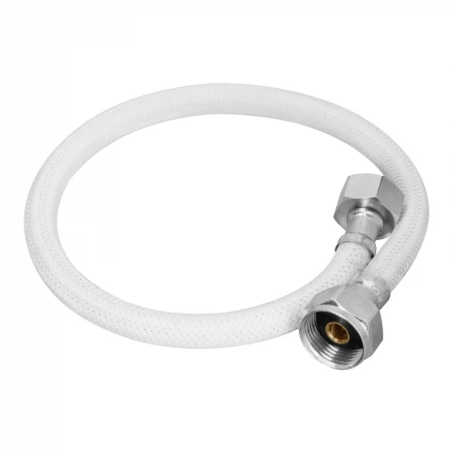 Manguera p/WC, vinilo blanco, 1/2' x 7/8', 50 cm 45314 FWC-50B Foset
