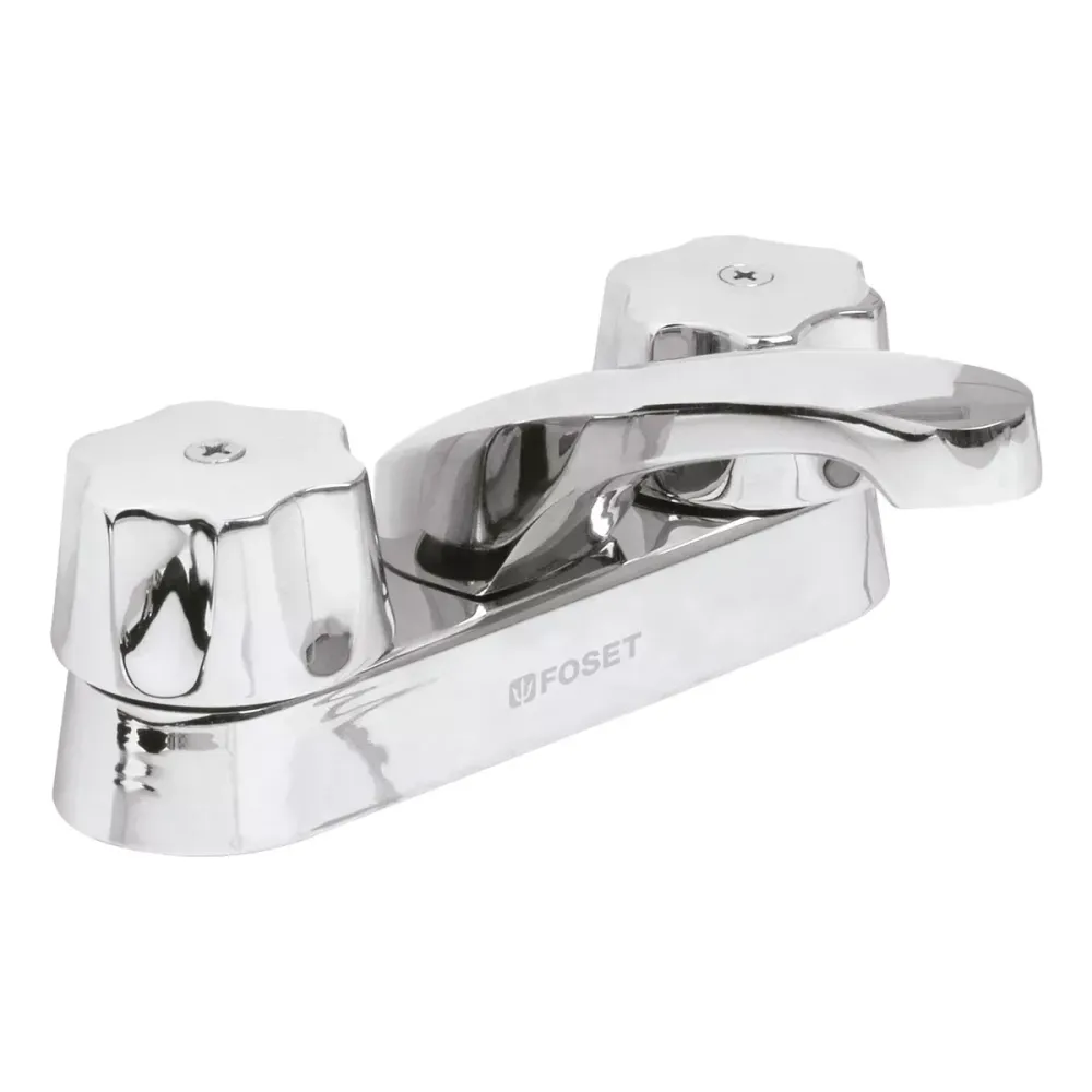 Mezcladora 4" para lavabo, nariz larga, cartucho cerámico FOSET M-048