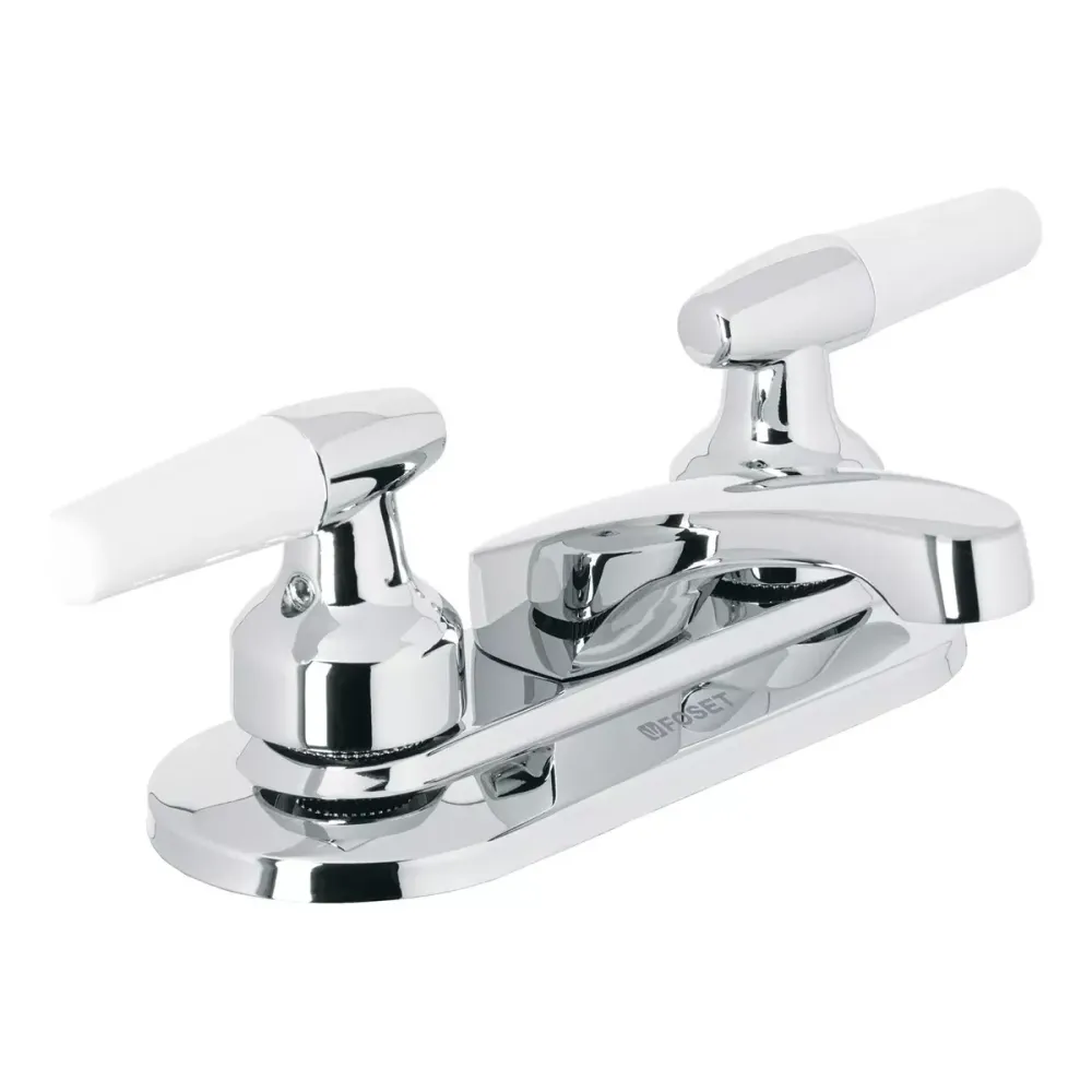 Mezcladora 4" para lavabo, nariz larga, manerales cono FOSET M-048I