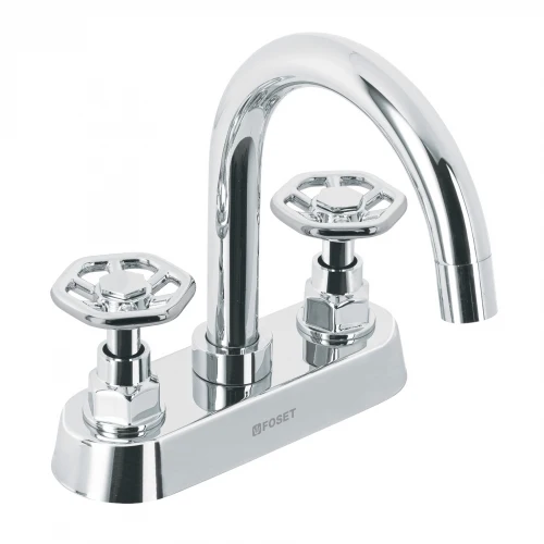 Mezcladora p/lavabo, bar, manerales redondos, cromo, Tubig 46753 TBM-61 Foset