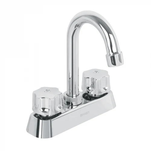 Mezcladora plástica 4' p/lavabo, cuello tipo bar, hex Basic 49288 MP-060 Foset