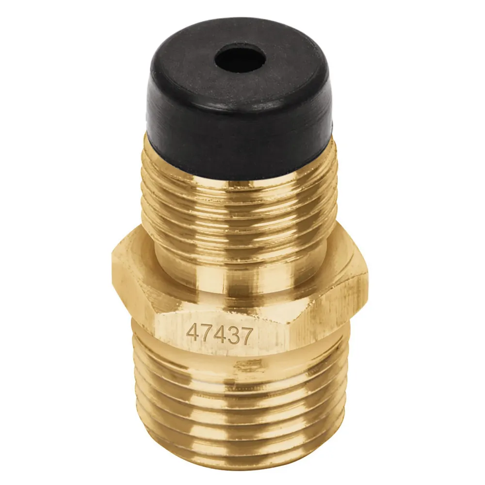Niple terminal de latón de 1/2" X 1/2", Foset