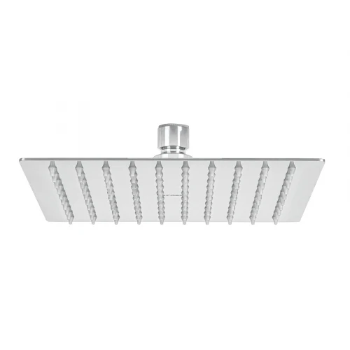 Regadera cromo 8' plato cuadrado delgado sin brazo, Riviera 45779 R-308S Foset