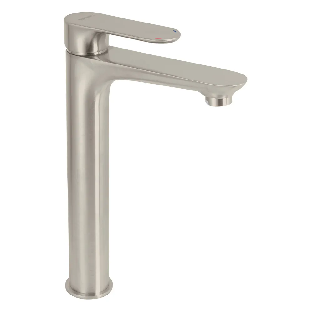RIM-46N Monomando alto para lavabo, satin, Riviera Foset