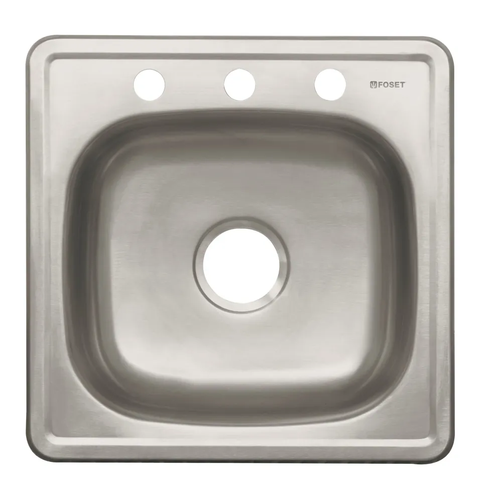 Tarja de empotrar sencilla 48x48cm, Foset Basic 49209