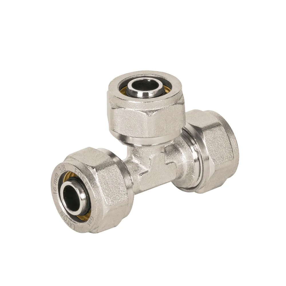 Tee para PEALPE, 3/8", Foset