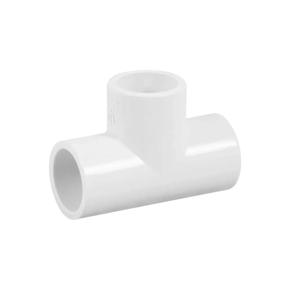 Tee sencilla de pvc 1/2", foset PVC-761