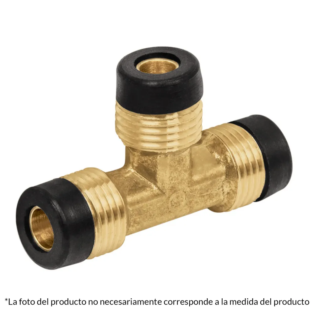 Tee unión de latón 5/16", Foset