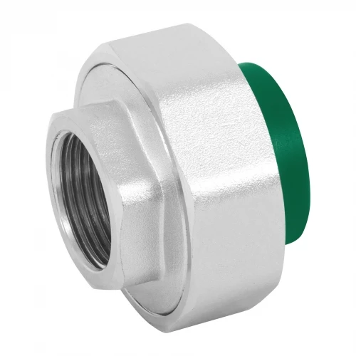 Tuerca unión PPR, mixta inserto metálico, 1', Foset 49818 CV-983