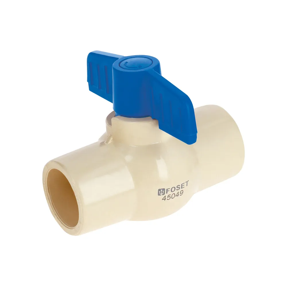 Válvula de esfera de CPVC de 1", FOSET CPVC-ES-1
