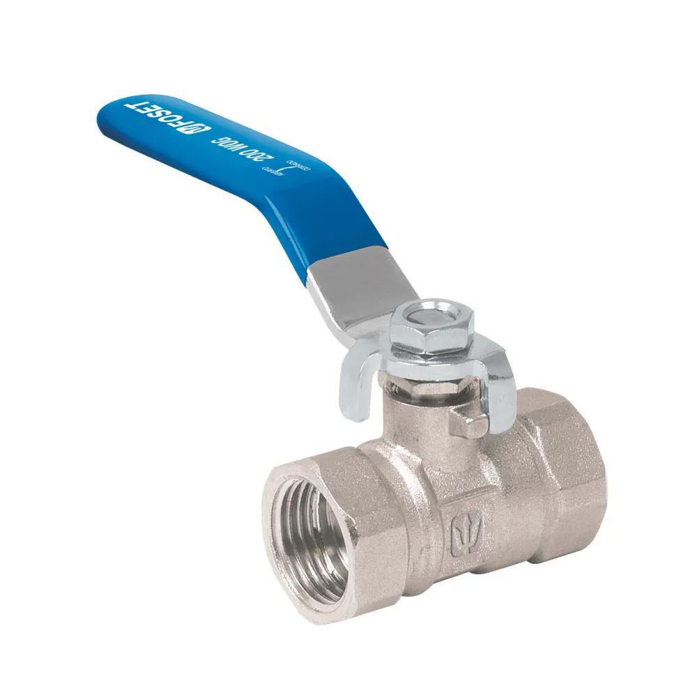 Válvula de esfera de latón, roscable 1/2" Foset ESRO-1/2