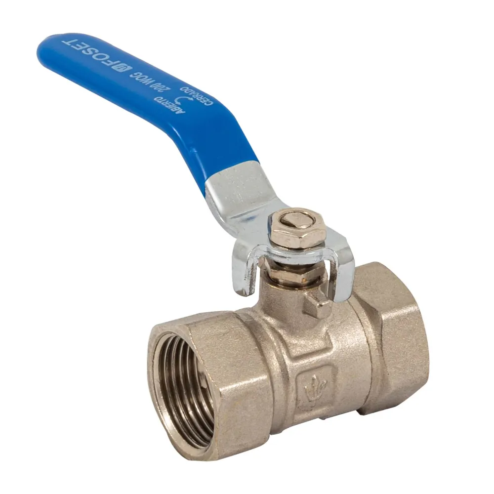 Válvula de Esfera de Latón 3/4" Roscable - Foset ESRO-3/4