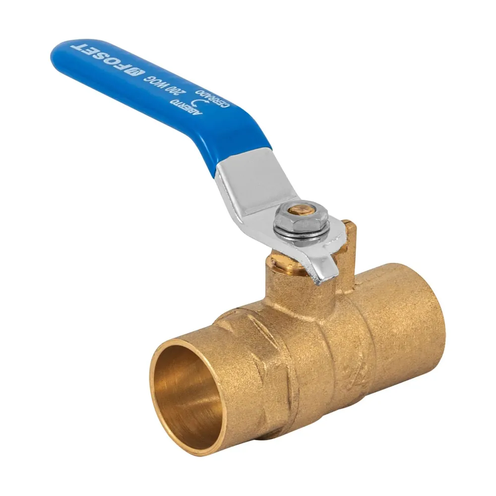 Válvula de esfera de latón, soldable 3/4', Foset 49007
