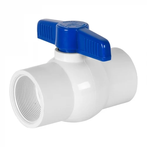 Válvula esfera de PVC 2' roscable, Foset 49155 PVC-ES-2R