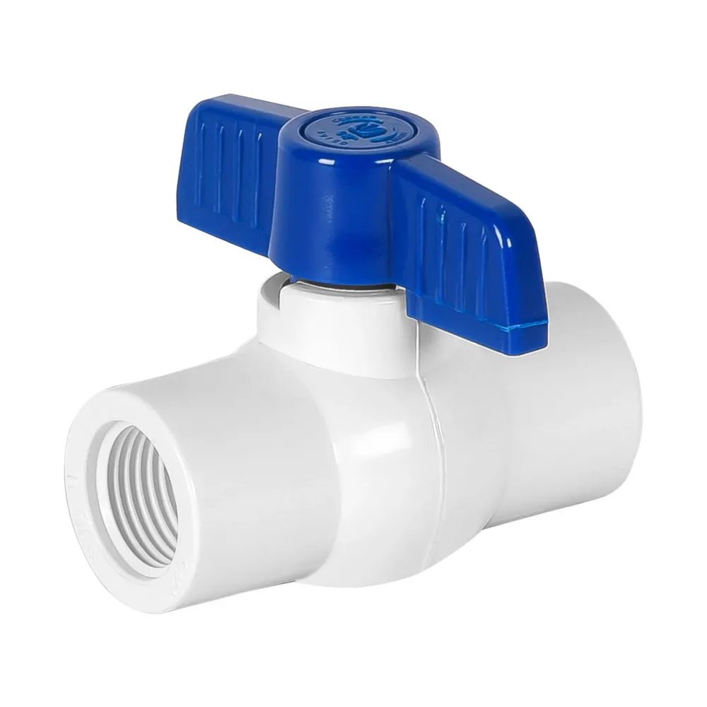 Válvula esfera de pvc 1/2" roscable, FOSET PVC-ES-1/2R