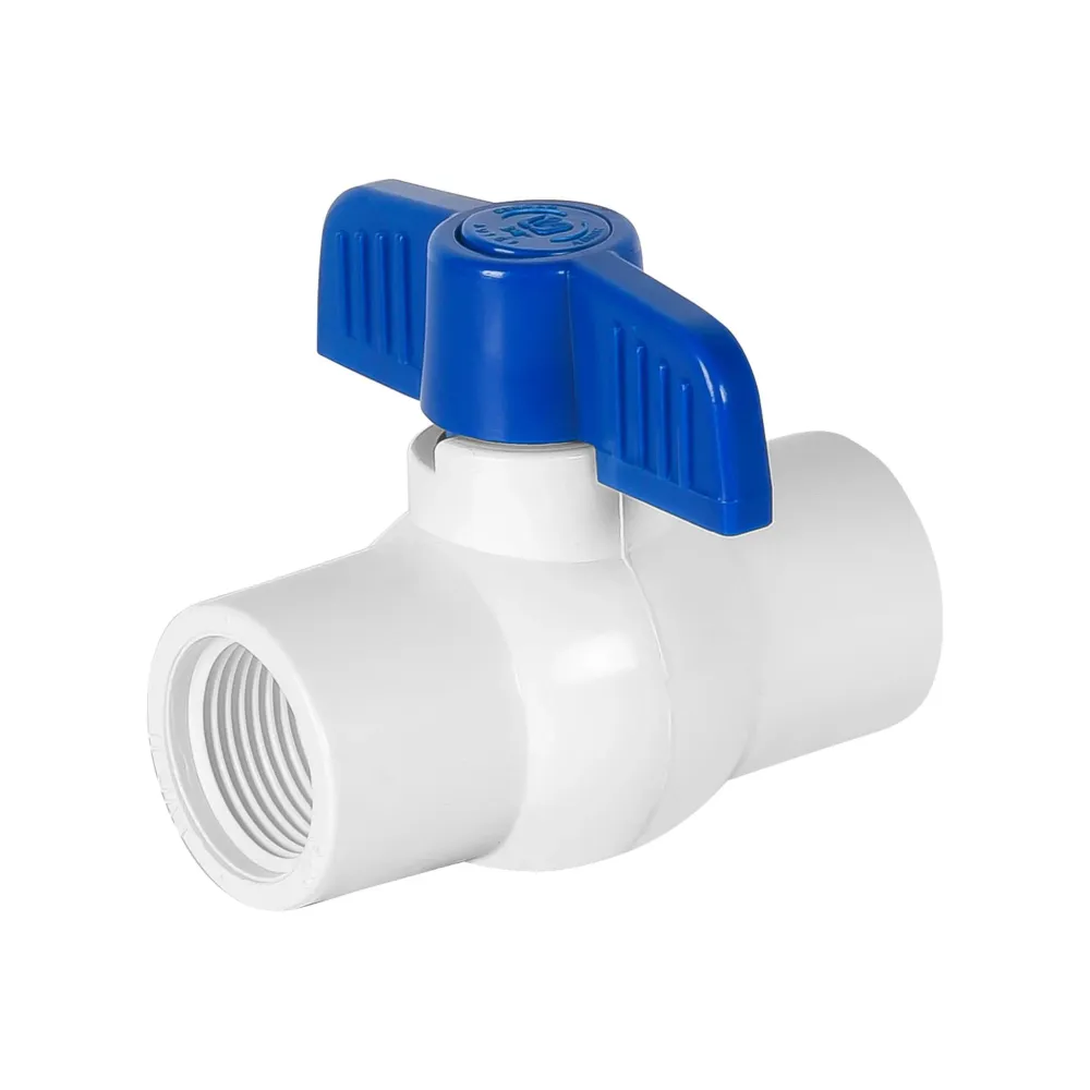 Válvula esfera de pvc 3/4" roscable, foset PVC-ES-3/4R
