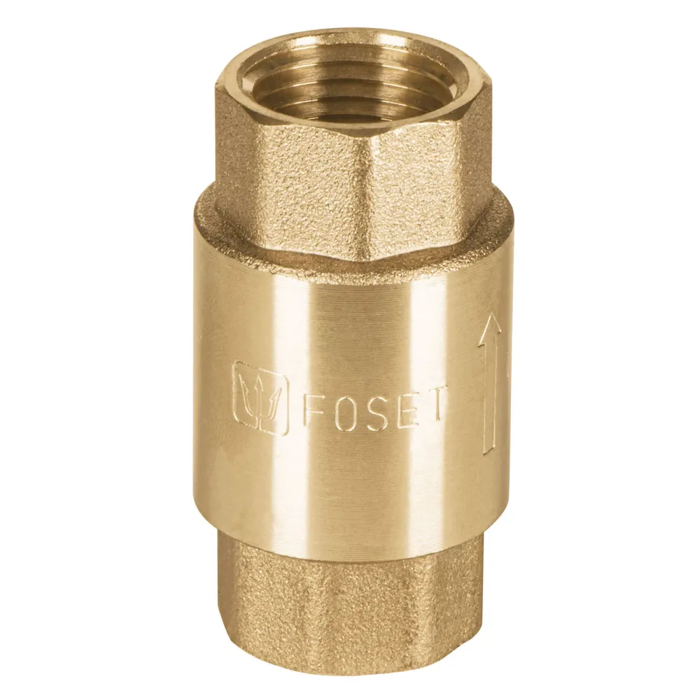 Válvula de retención de latón de 1/2" Foset VARE-1/2