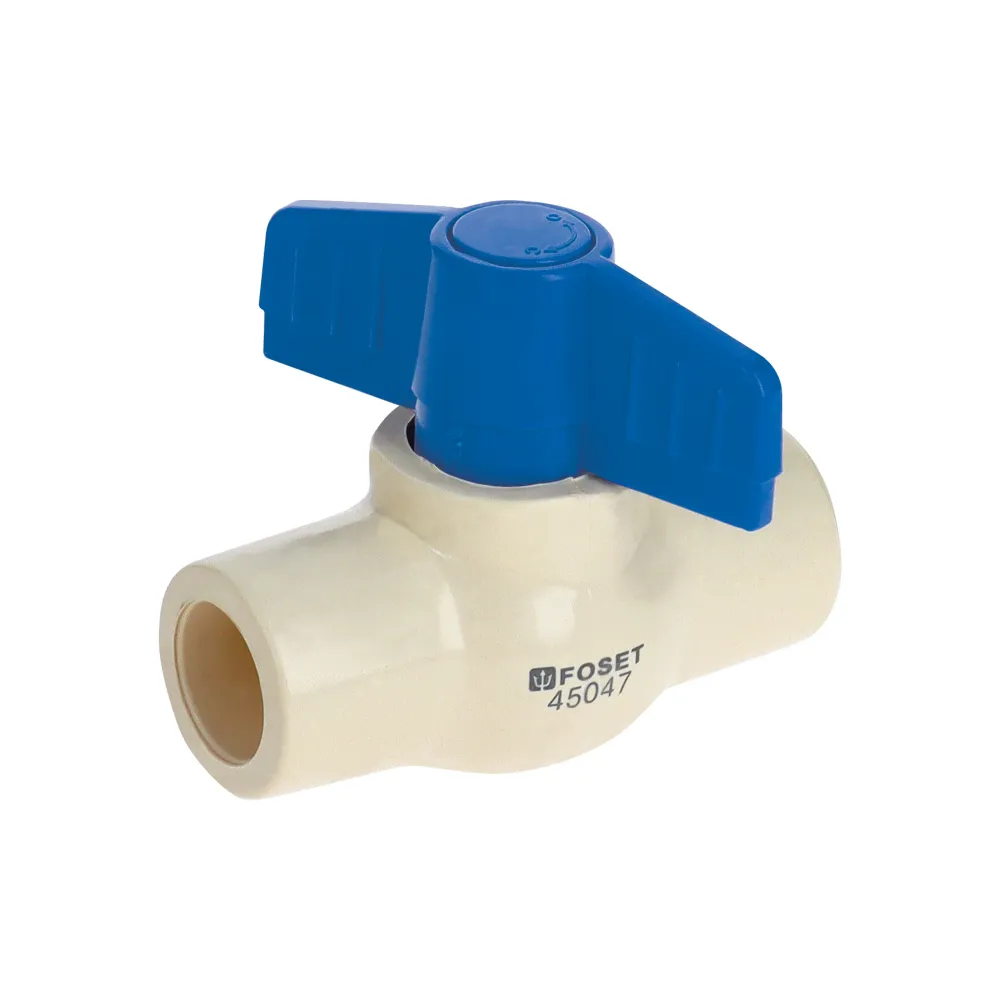 Válvulas de esfera de CPVC de 1/2", foset CPVC-ES-1/2