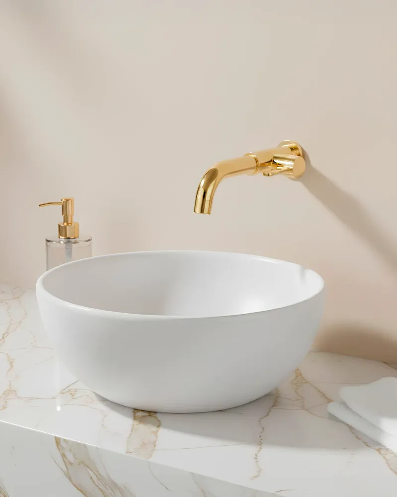 Llave P/ Bowl la Pared TRT 2P - Gold - Fratelli Fratelli Perú