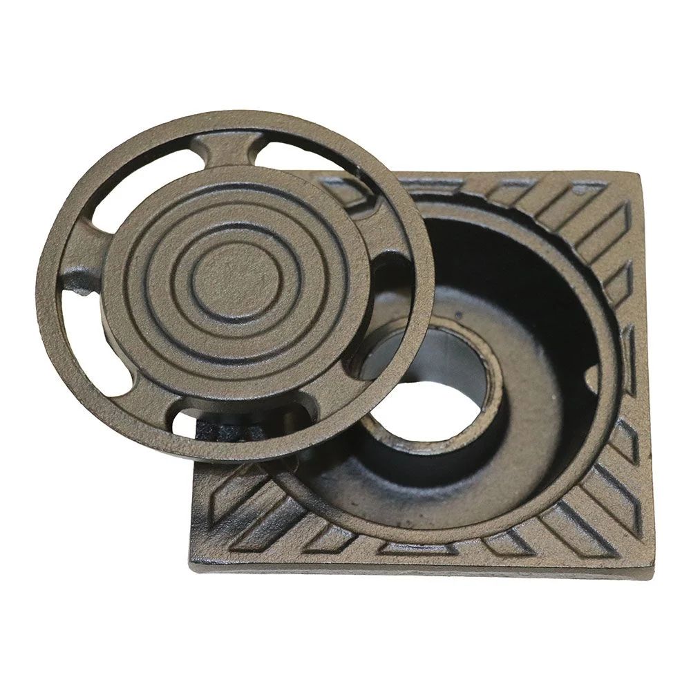 SUMIDERO DE PATIO, ALUMINIO ANTRACITA, EXECUTIVE, 10 x 10 cm FUN AND GO