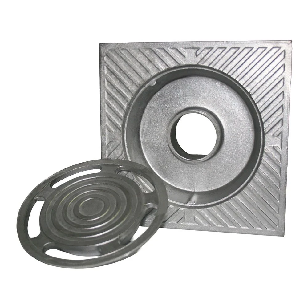 SUMIDERO DE PATIO DE ALUMINIO, CLASSIC, 10 x 10 cm FUN AND GO