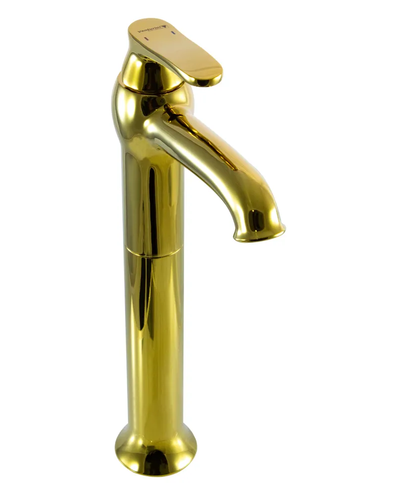 Griferí alta monocontrol Oro