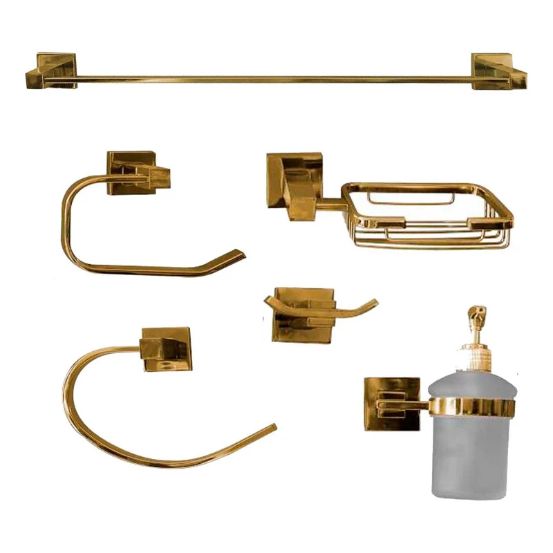 Accesorios Para Baño X6 Piezas Palace Bronce Antiguo Grifos Center