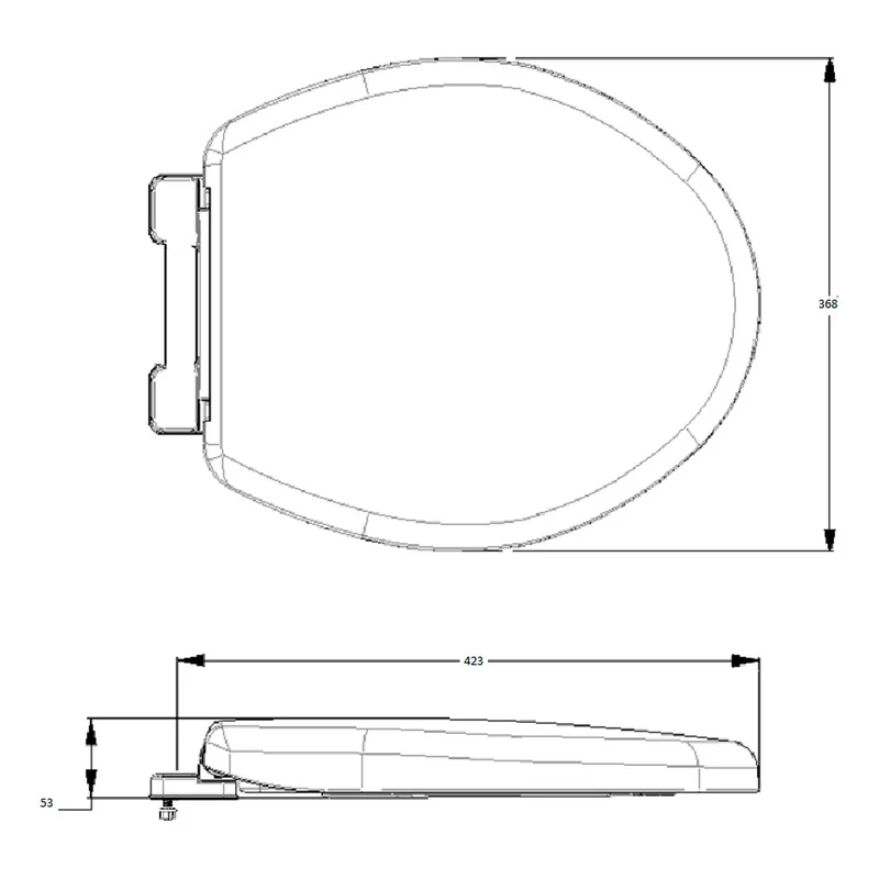 Asiento Sanitario Blanco Active Redondo Corona Grifos Center